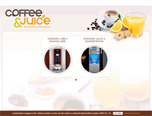 Tablet Screenshot of coffee-juice.it